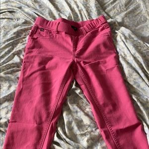 Pink jeans